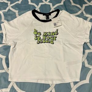 Forever 21 white crop top